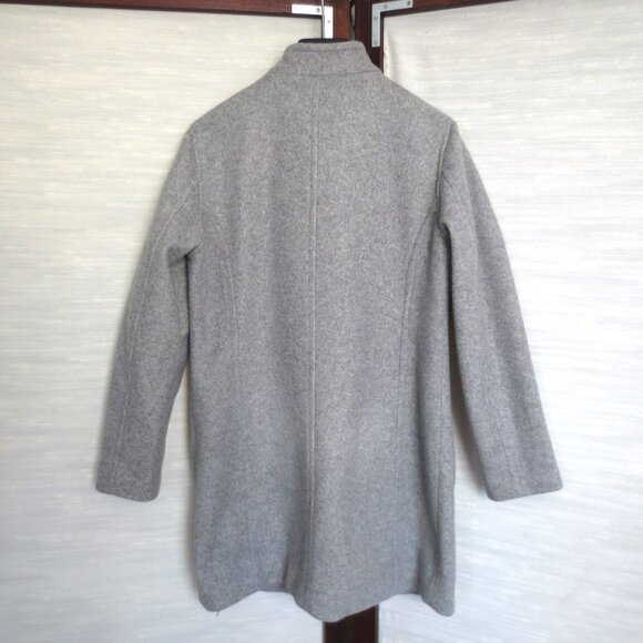 Old Navy Womens Soft Brushed Longline Gray Moto Jacket Coat S Small - Picture 2 of 9